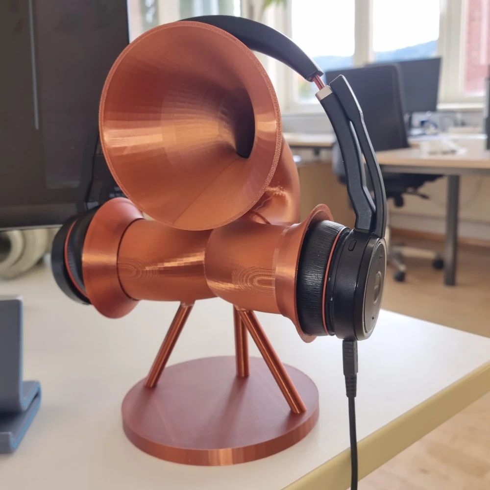 Gramofon kulaklık standı